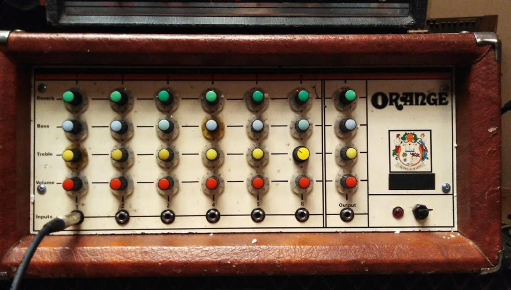 Orange from the Archives: Orange 120W 6 channel PA Mixer Amp w. Reverb