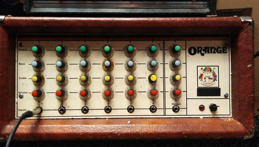 Orange from the Archives: Orange 120W 6 channel PA Mixer Amp w. Reverb