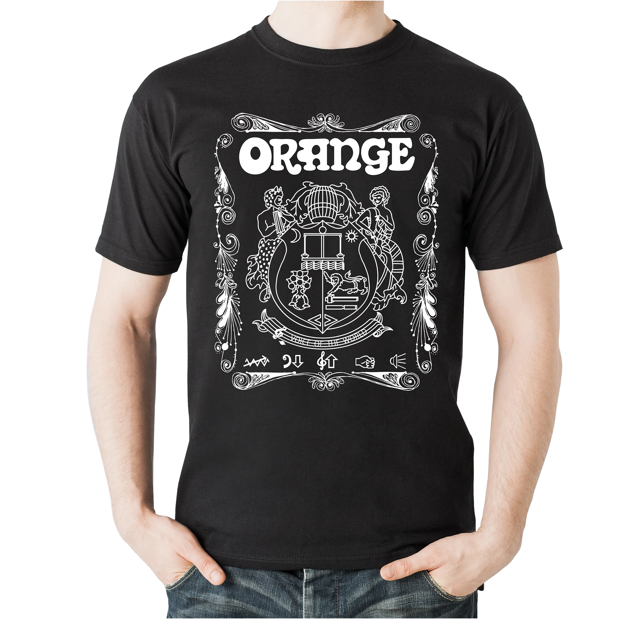 LOGO T-SHIRT ORANGE main image 1