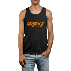 Classic Orange Logo Vest Top