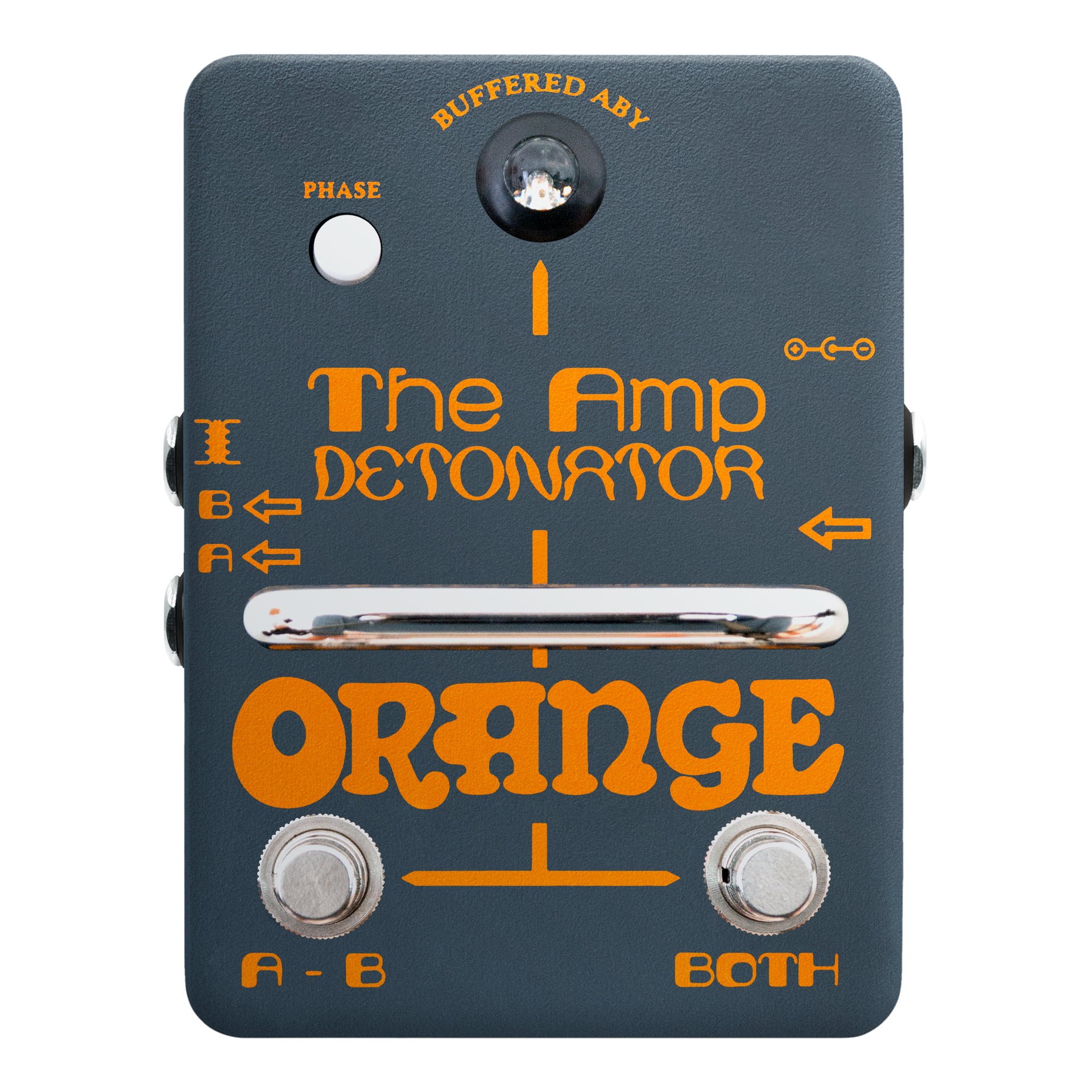 ORANGE Amp Detonator/位相切替機能付きABYボックス Amp Detonator Buffered ABY Pedal | Orange Amps – Orange Music