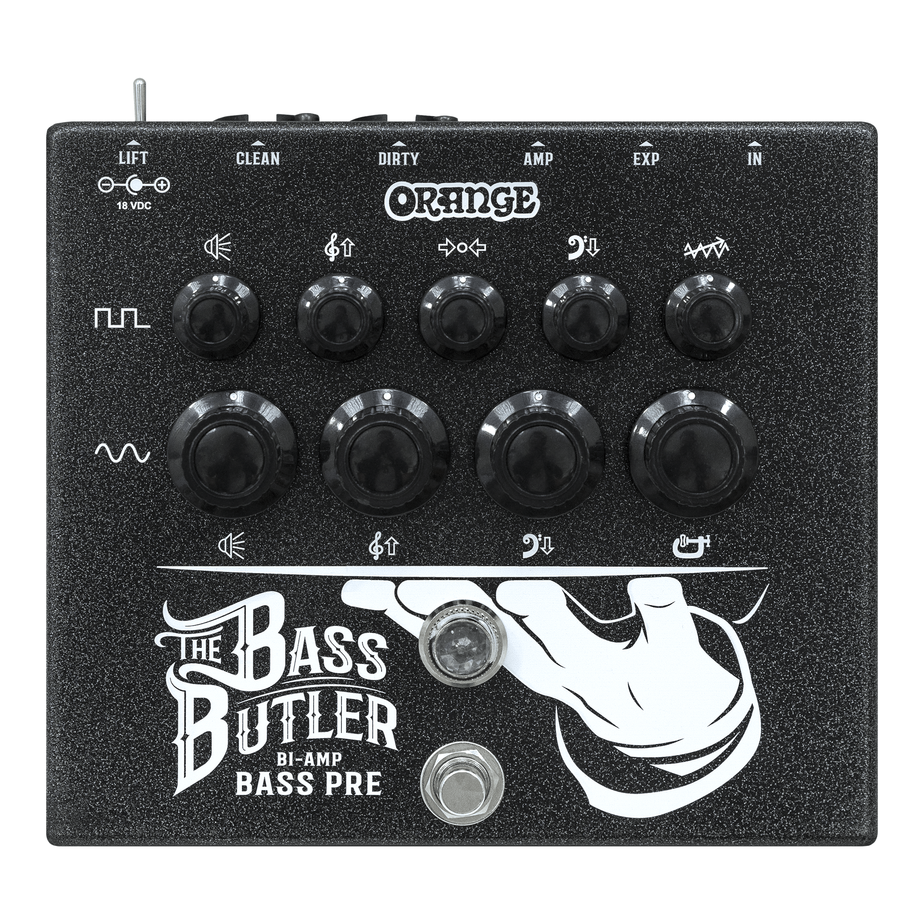 ベース Orange Bass Butler BI-AMP BASS PRE Orange Bass Butler | Bi-Amp Bass Preamp Pedal – Orange Music
