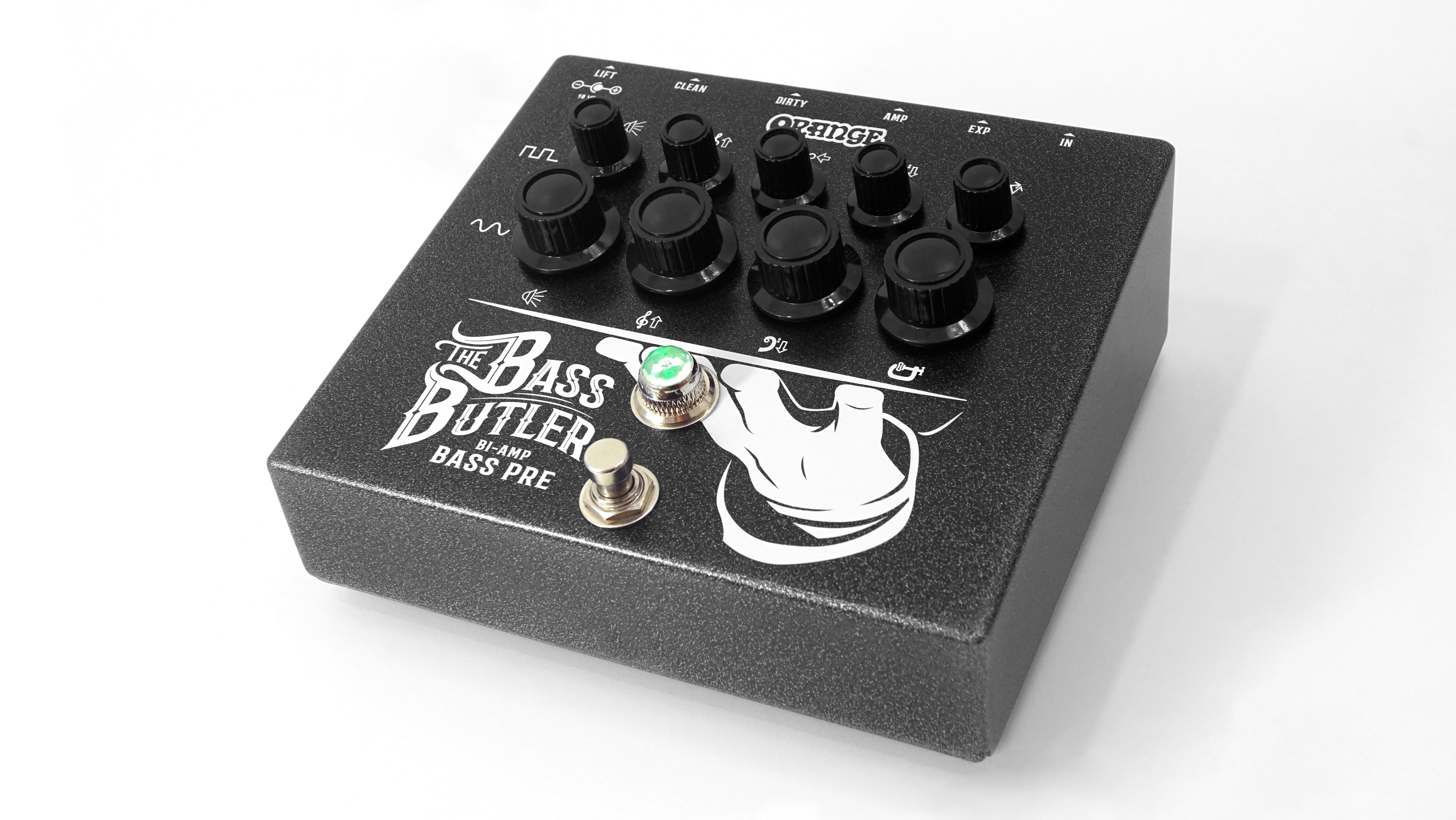 Orange BASS BUTLER ベースプリアンプ Orange Bass Butler | Bi-Amp Bass Preamp Pedal – Orange Music
