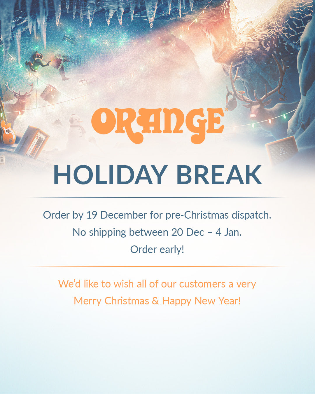 Holiday Break Notice