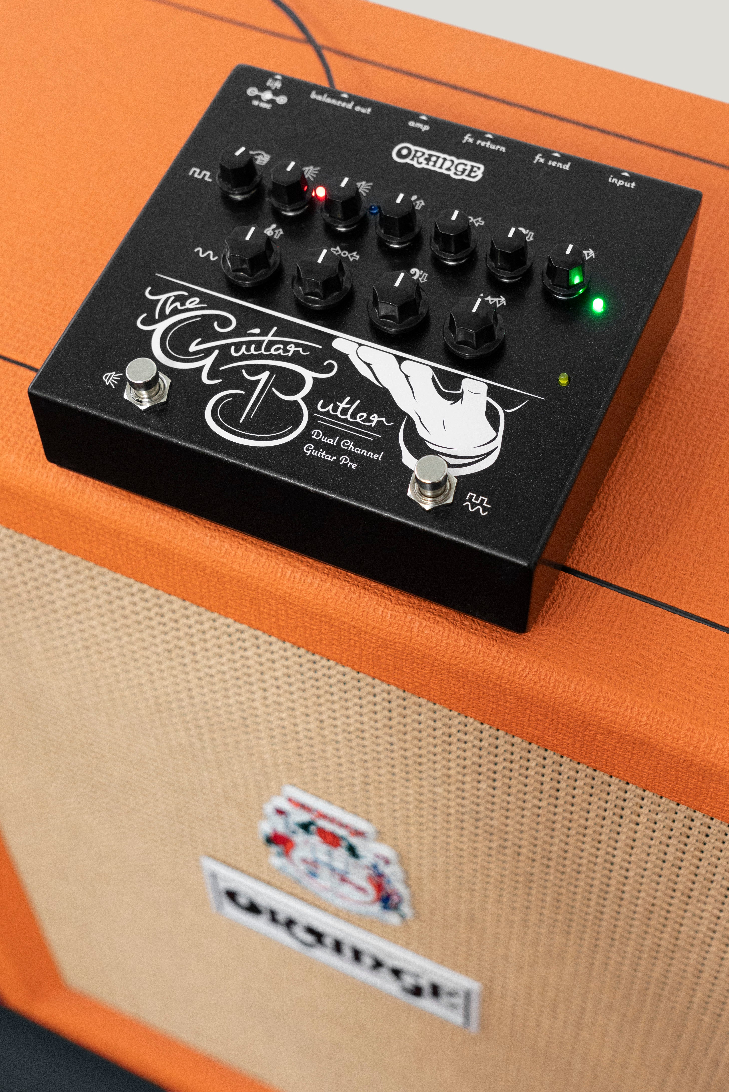 Orange Guitar Butler | Dual-Channel Guitar Preamp Pedal