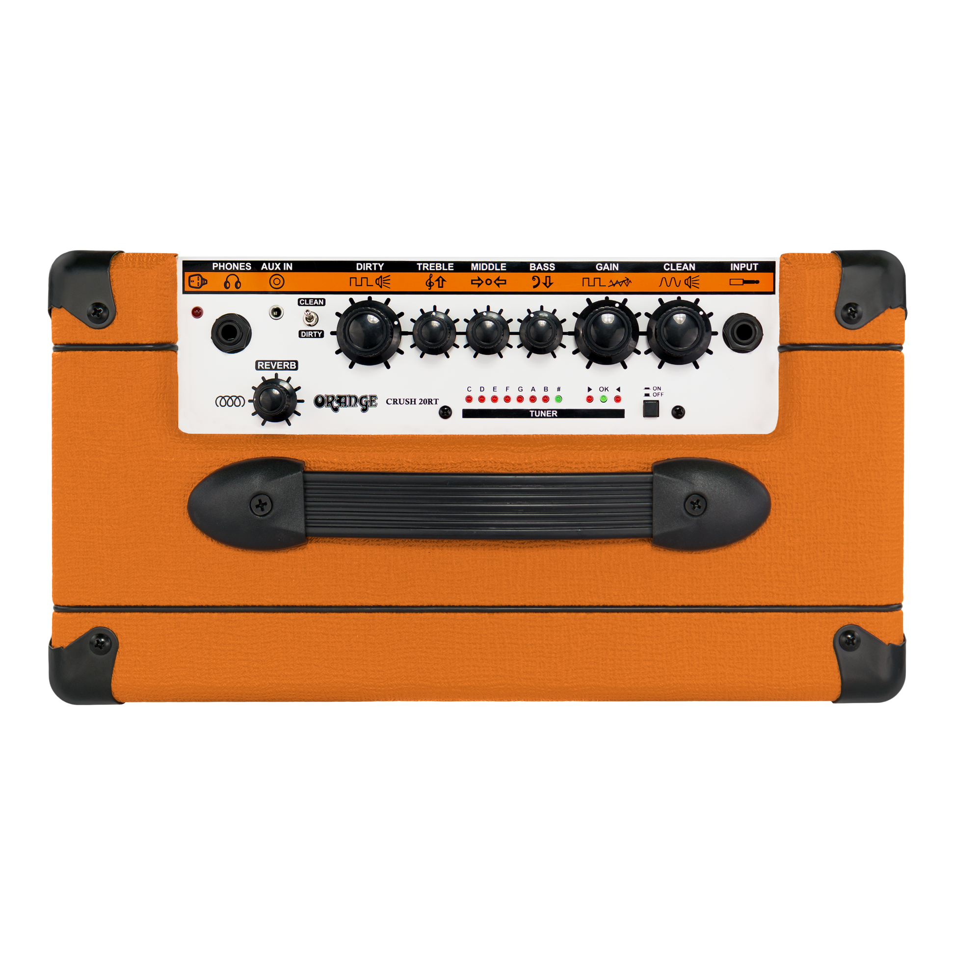 Orange Crush 20RT – 20W Analogue Combo Amp with reverb and tuner Orange Crush 20RT – 20W Analogue Combo Amp with reverb and tuner