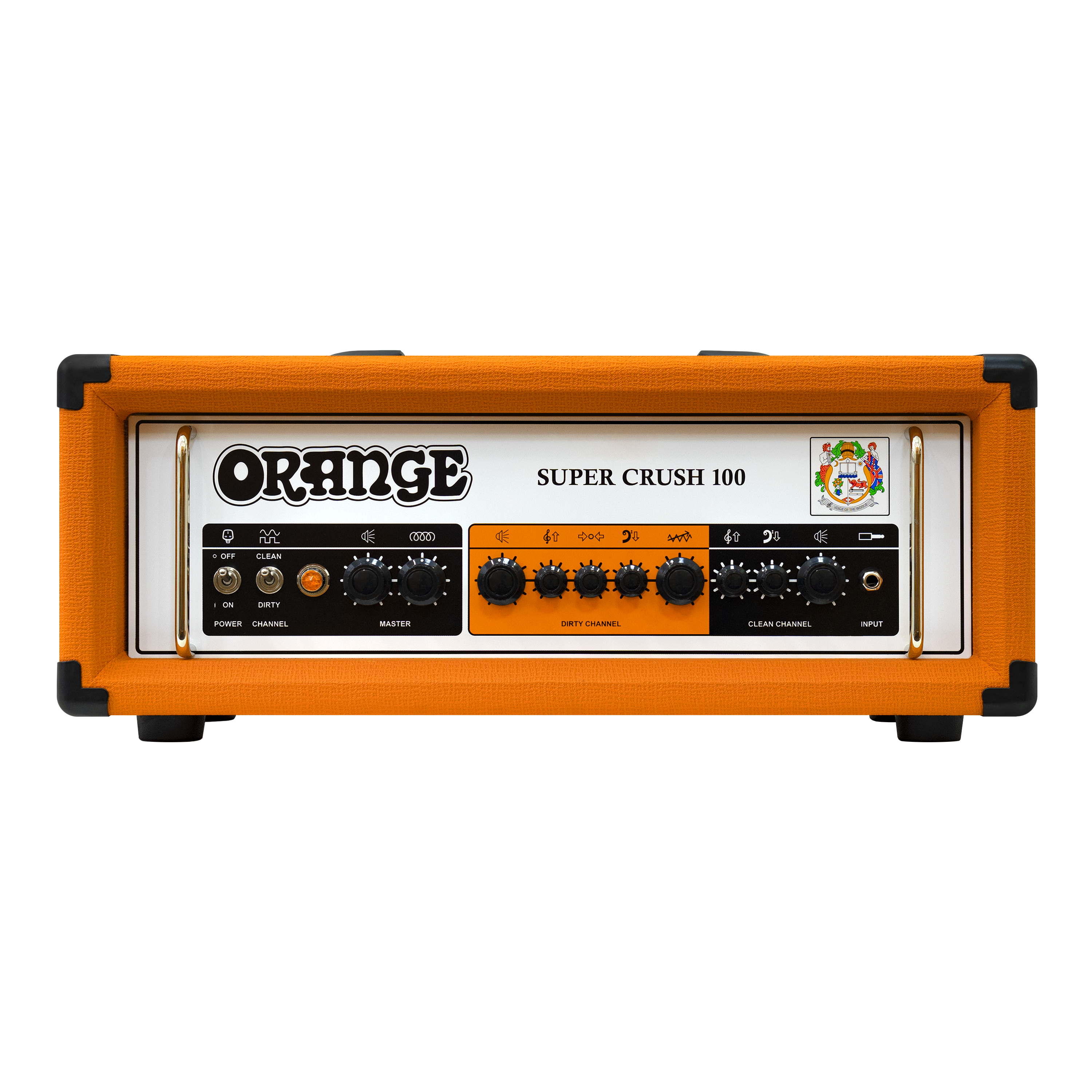 しーき ORANGE SUPER CRUSH 100C 100w Super Crush 100 Head – Solid-State Head with Valve-Like Tone ギター