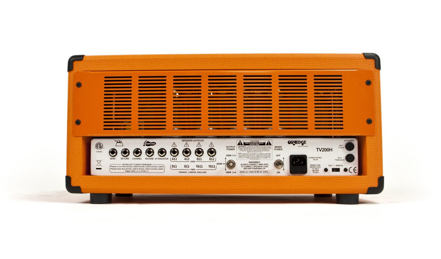 楽器 ORANGE THUNDERVERB 200 Thunderverb 200 Head – Orange Music Electronic Co Ltd