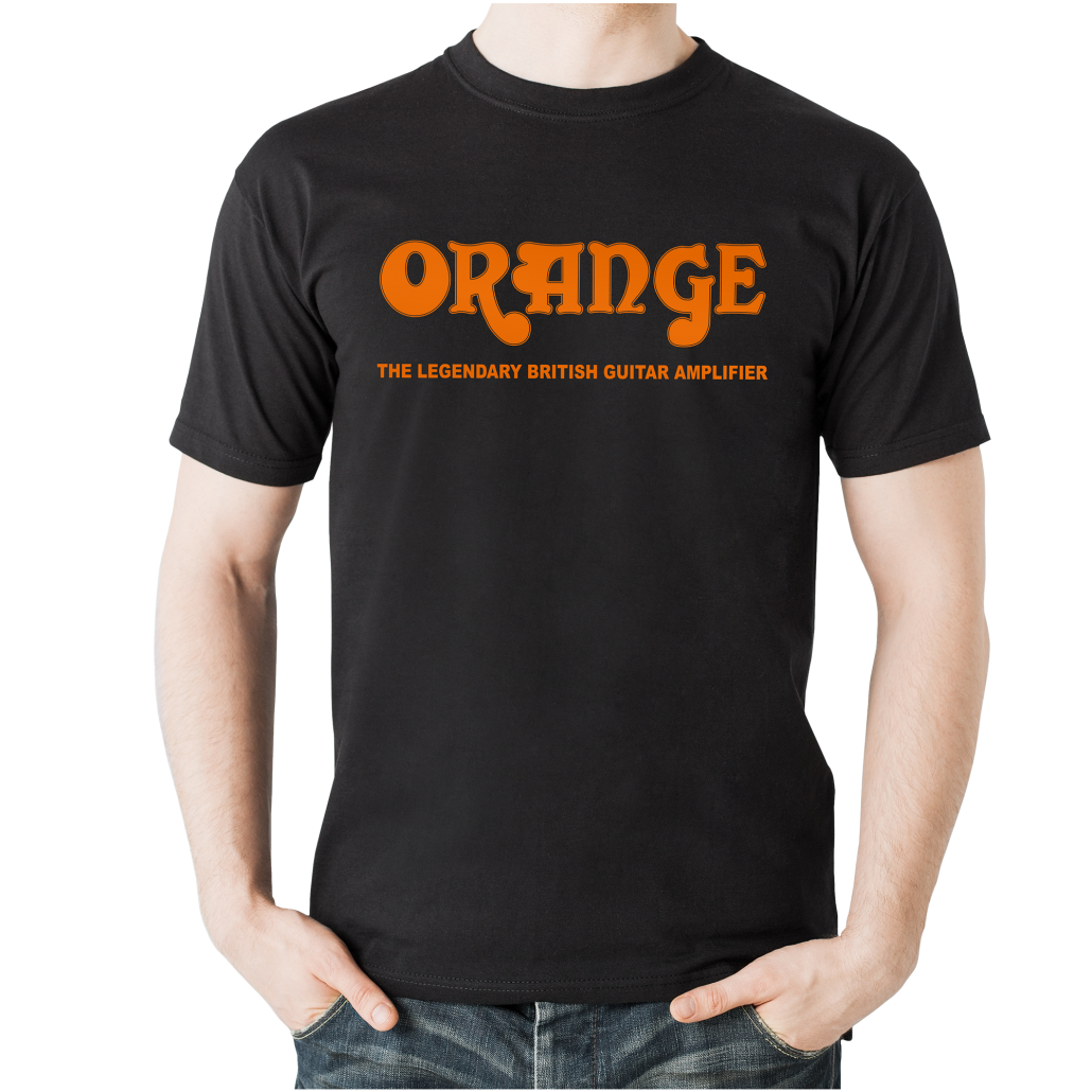 Black Orange Shirt 