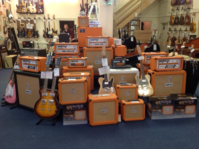 Cranes Music Cardiff 2 Orange Amps