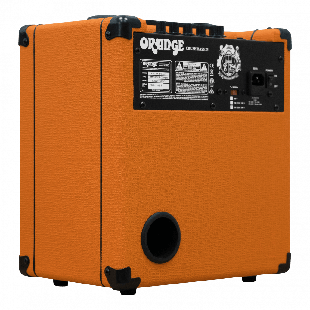 orange amplifiers crush bass 25